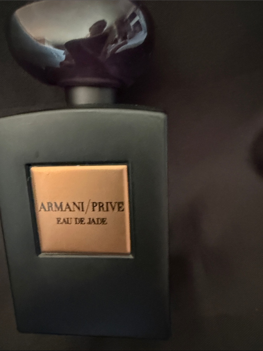 ARMANI/PRIVE Eau de Jade Perfume - Black Bottle with Purple Cap